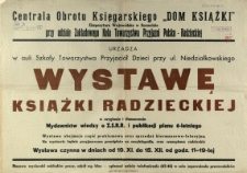 [Afisz] [Wystawa Książki Radzieckiej]