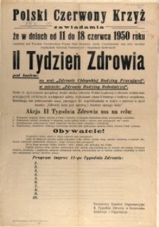 [Afisz] II Tydzień Zdrowia