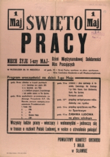 [Afisz] Święto Pracy