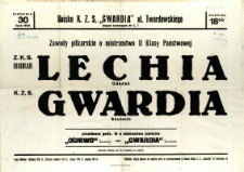 [Afisz] Zawody piłkarskie o mistrzostwo II Klasy Państwowej [...]