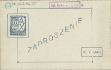 Zaproszenie : [uroczystość poświęcenia sztandaru]