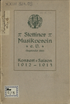 Konzert-Saison 1912-1913