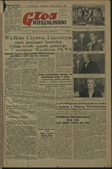 Głos Koszaliński. 1951, lipiec, nr 180