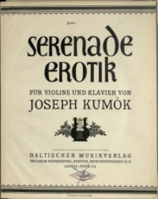 Serenade erotik : für Violine und Klavier