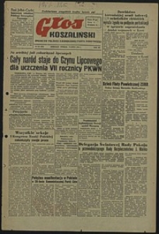 Głos Koszaliński. 1951, lipiec, nr 181