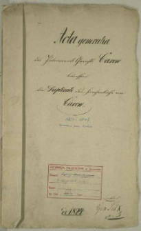 Duplikate des Kirchenbuches von Carow