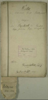 Die Duplicate des Kirchenbuchs von Pr&uuml;tznow seit dem Jahren 1829