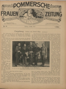 Pommersche Frauen-Zeitung : Stettiner Frauenzeitung : illustriertes Sonntagsblatt. 1912 Nr.21