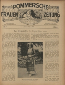 Pommersche Frauen-Zeitung : Stettiner Frauenzeitung : illustriertes Sonntagsblatt. 1912 Nr.26