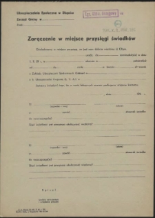 Zaręczenie w miejsce przysięgi świadków