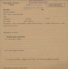 Karta personalna dla pracowników zakładowych