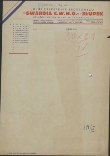 [Inc.:] Klub Zrzeszenia Sportowego "Gwardia C.W.M.O."