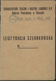 Legitymacja członkowska