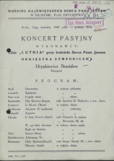 [Inc.:] Koncert Pasyjny