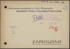 Zaproszenie : [Uroczysta Akademia]