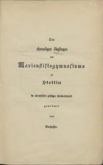 Studien und Charakteristiken aus Pommerns ältester und neuester Zeit