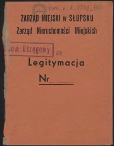 Legitymacja Nr