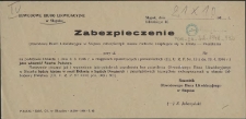 [Druk urzędowy] Zabezpieczenie