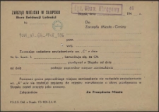 [Inc.:] Do Zarządu Miasta - Gminy