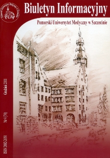 Biuletyn Informacyjny - Pomorski Uniwersytet Medyczny w Szczecinie. Nr 4 (74), Grudzień 2011