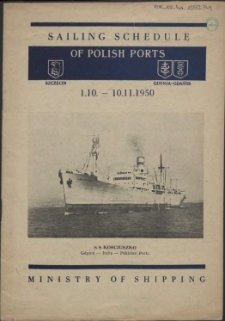 Sailing schedule of Polish ports