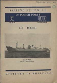 Sailing schedule of Polish ports