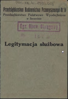 Legitymacja służbowa