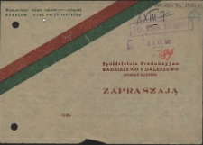 [Inc.:] Uroczyste otwarcie I-go na Pomorzu Szczecińskim Teatru Ludowego [...]