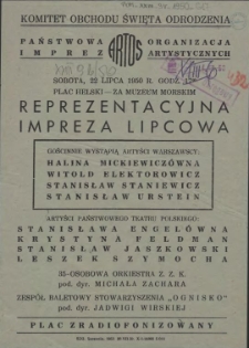 [Afisz] Reprezentacyjna impreza lipcowa