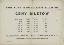 [Afisz] Ceny biletów