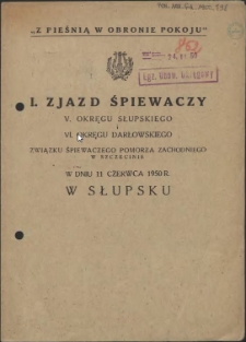 I. Zjazd Śpiewaczy