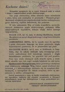 [Afisz] Kochane dzieci!