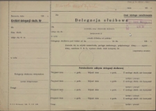 Delegacja służbowa