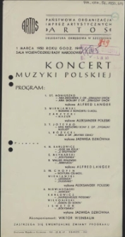 Koncert muzyki polskiej