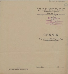 Cennik