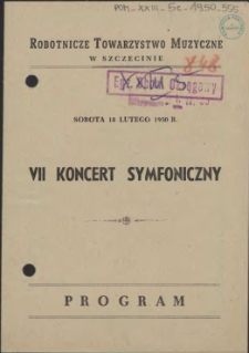 VII koncert symfoniczny