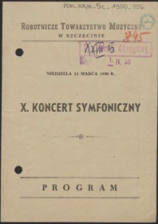 X koncert symfoniczny
