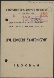 XVI koncert symfoniczny
