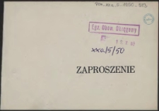 Zaproszenie [Inc.:] Koło Ligi Kobiet Przy Jedn. Wojsk. 2174 [...] zaprasza [...] na zabawę taneczną