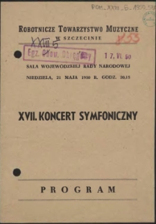XVII koncert symfoniczny