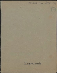 Zaproszenie [Inc.:] [...] otwarcie Wystawy Grafiki Meksykańskiej [...]