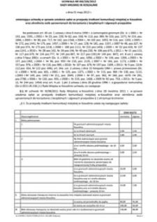 Uchwała Rady Miejskiej w Koszalinie nr XXI/326/2012