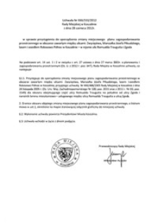 Uchwała Rady Miejskiej w Koszalinie nr XXII/333/2012