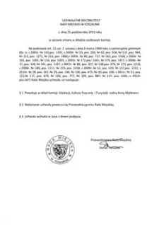 Uchwała Rady Miejskiej w Koszalinie nr XXV/386/2012