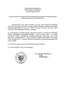Uchwała Rady Miejskiej w Koszalinie nr XXVIII/448/2013
