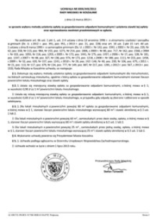 Uchwała Rady Miejskiej w Koszalinie nr XXIX/449/2013