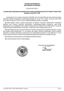 Uchwała Rady Miejskiej w Koszalinie nr XXX/466/2013