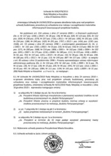 Uchwała Rady Miejskiej w Koszalinie nr XXXI/478/2013