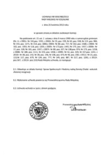 Uchwała Rady Miejskiej w Koszalinie nr XXXI/480/2013