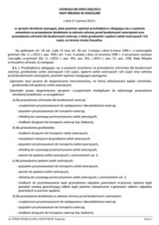 Uchwała Rady Miejskiej w Koszalinie nr XXXIV/506/2013